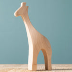 Girafe en bois Bumbu - Peignez votre propre