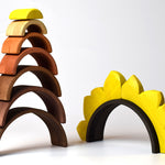 Bumbu Wooden Stacking Sunflower Arches