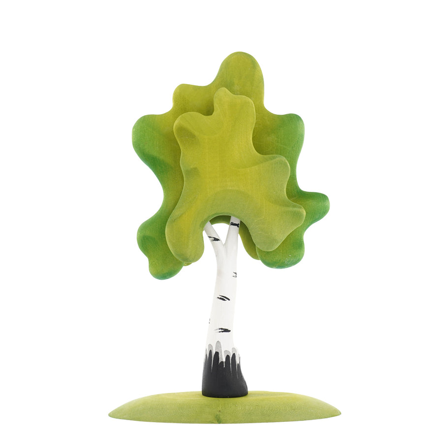 Bumbu plastic-free medium birch tree toy on a white background