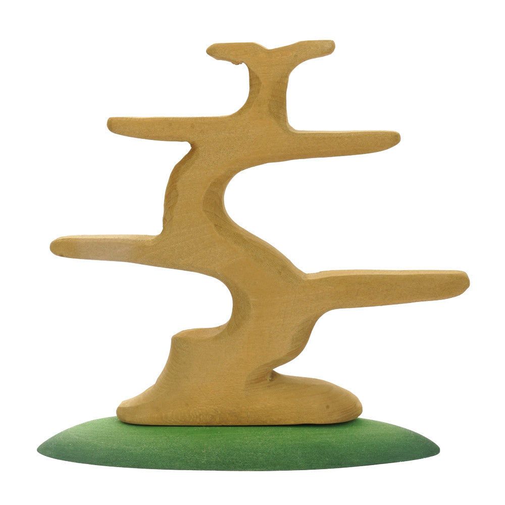 Bumbu children's wooden bird tree toy on a white background