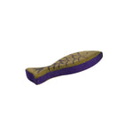 Bumbu Miniature Wooden Purple Trout Fish