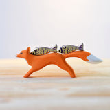 Bumbu Handmade Wooden Running Fox