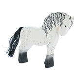 Bumbu White Wooden Horse Toy