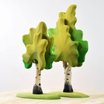 Bumbu Handmade Wooden Birch Trees Set