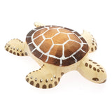 Tortue en Bois Bumbu - Marron