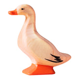 Canard en Bois Fait Main Bumbu - Blanc