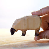 Mouton mangeant en bois Bumbu