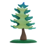 Bumbu Large Green Wooden Spruce Tree