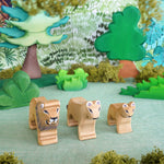 Bumbu Wooden Male Lion Toy