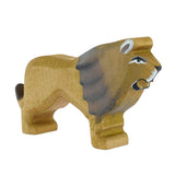 Jouet lion mâle en bois Bumbu