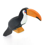 Toucan en bois Bumbu assis