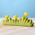 Bumbu Large Wooden Grass with Yellow Flower