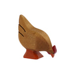 Bumbu Miniature Brown Wooden Hen