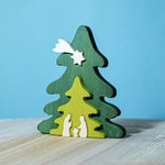 Bumbu Wooden Christmas Tree Nativity Puzzle