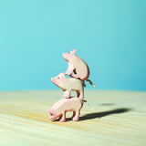 Bumbu Wooden Standing Piglet