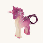 Bumbu Pink Wooden Baby Unicorn