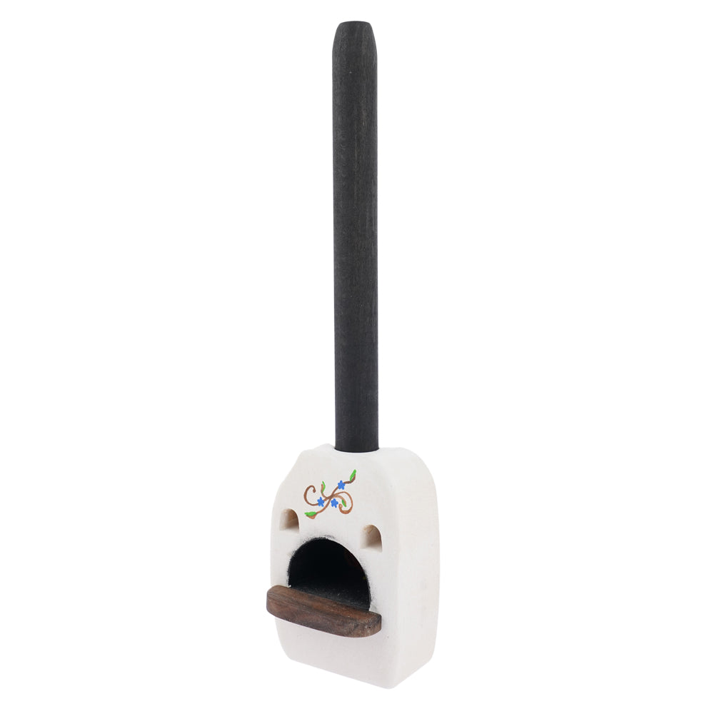 Bumbu small wooden dollshouse pizza oven on a white background