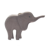 Petite figurine d'éléphant en bois Bumbu