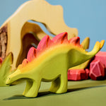 Bumbu Big Wooden Stegosaurus Dinosaur