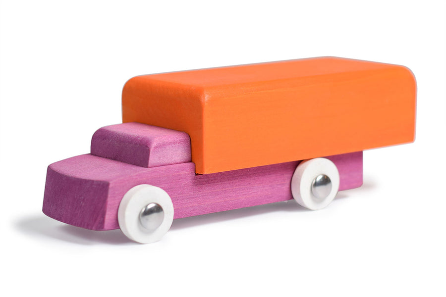 Bumbu sustainably sourced wooden truck toy on a white background