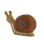 Figurine d'escargot en bois Bumbu