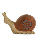 Figurine d'escargot en bois Bumbu