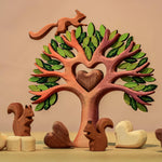 Bumbu Wooden Heart Tree