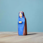 Figurine de la Nativité Marie en bois Bumbu