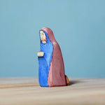 Figurine de la Nativité Marie en bois Bumbu