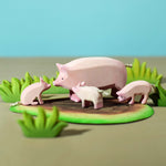 Bumbu Wooden Standing Piglet