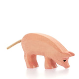 Bumbu Wooden Piglet Eating