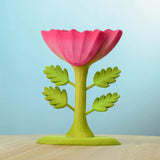 Bumbu Wooden Large Pink Flower