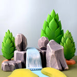 Bumbu Wooden River Base Play Scene