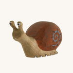 Figurine d'escargot en bois Bumbu