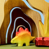 Bumbu Baby Wooden Stegosaurus Dinosaur