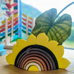 Bumbu Wooden Stacking Sunflower Arches