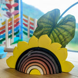 Bumbu Wooden Stacking Sunflower Arches