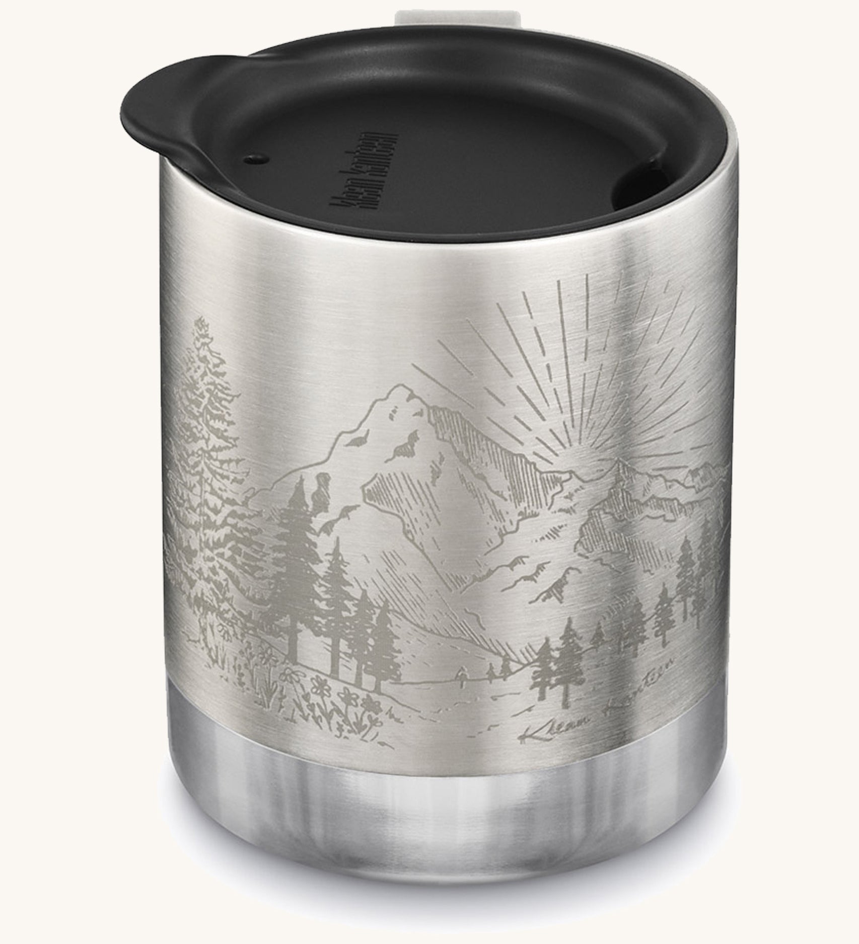 Tasse de camp isolée Klean Kanteen de 12 oz