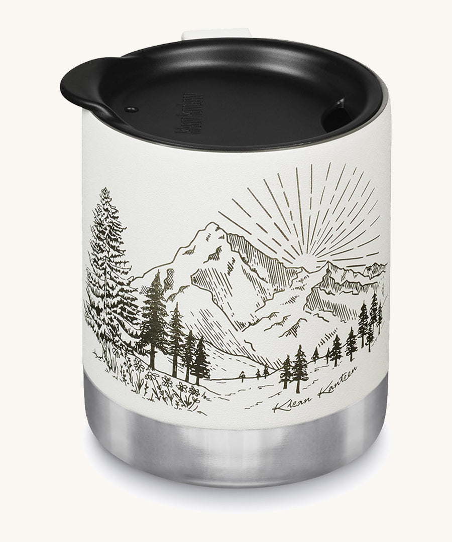 Tasse de camp isolée Klean Kanteen de 12 oz