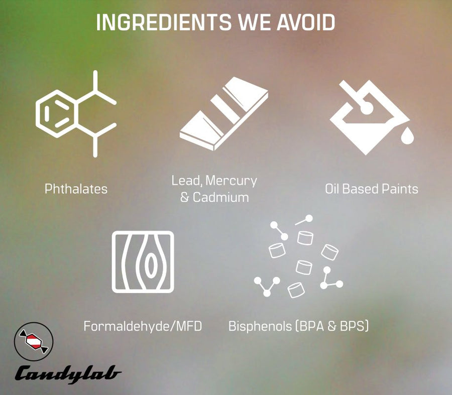 Candylab material safety image. We avoid