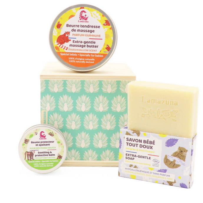 Picture of the Lamazuna Care and Cuddles Baby Giftset