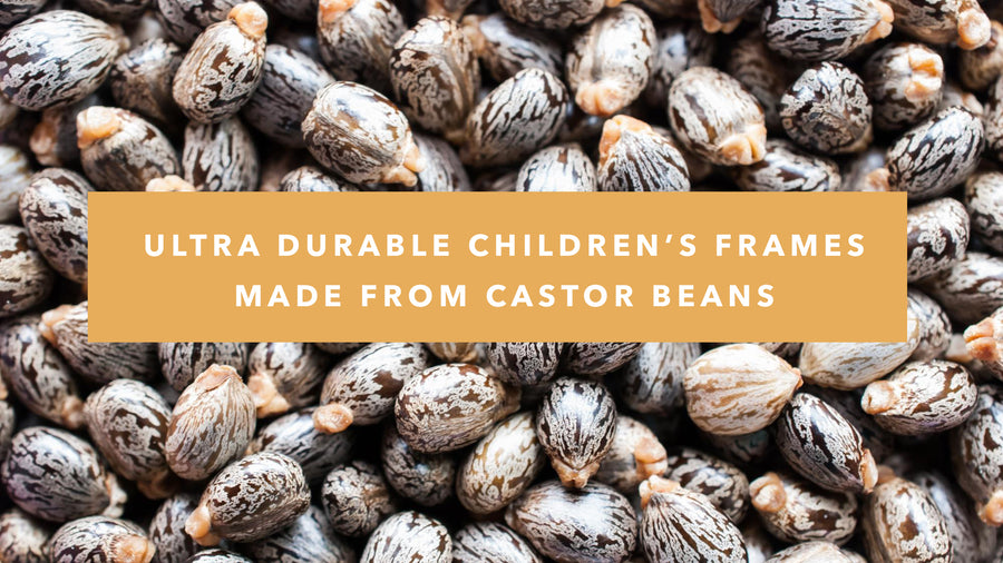 A closer look at the Castor Beans which make the Bird Eyewear Kids glasses frames