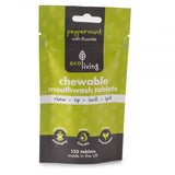 Ecoliving Peppermint Chewable Mouthwash Tablets Refill - With Fluoride