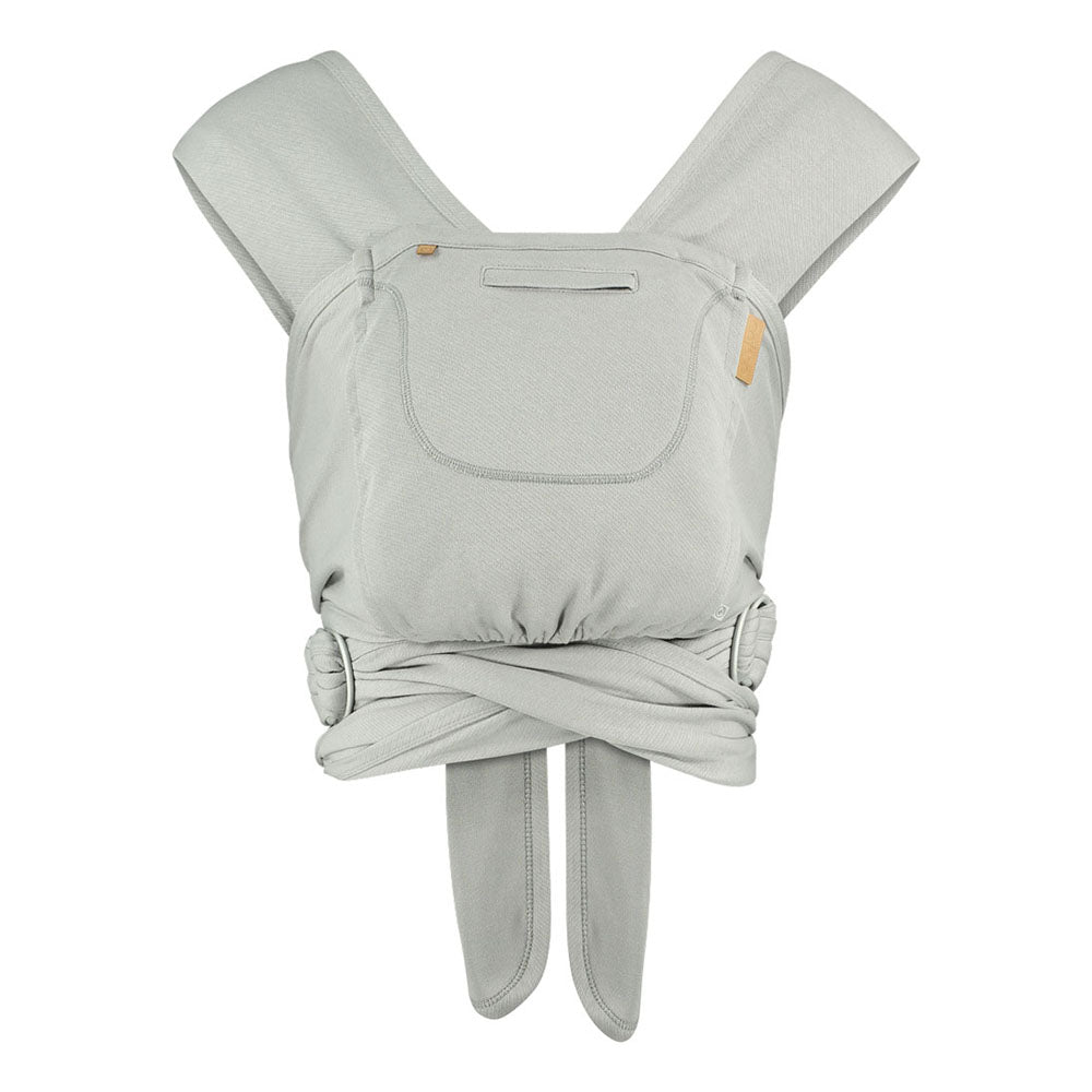 Close caboo organic porpoise eco-friendly baby carrier on a white background