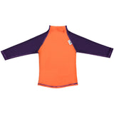 Pop-In LS Rash Vest Orange / Purple