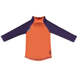 Pop-In LS Rash Vest Orange / Purple