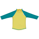 Pop-In LS Rash Vest Mustard / Teal