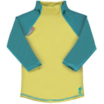 Pop-In LS Rash Vest Mustard / Teal