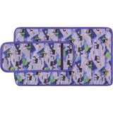 Pop-in Moose purple change and go mat moose and chickens with extra sack on white background