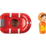 Plan Toys Coast Guard Boat Bath Toy